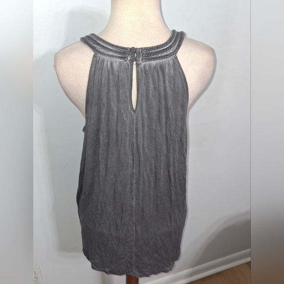 Cable & Gauge/ Charcoal Sleeveless Tank Top- W Sz Large - Picture 4 of 7